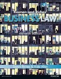 Cover: Keenan and Riches' Business Law - Pearson Education Limited