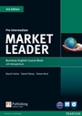 Cover: Market Leader 3rd Edition Pre-Intermediate Coursebook with DVD-ROM and MyEnglishLab Student online access code Pack - Pearson Longman
