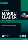 Cover: Market Leader 3rd Edition Pre-Intermediate Coursebook with DVD-ROM and MyEnglishLab Student online access code Pack - Pearson Longman