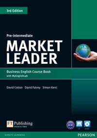 Enlarge image Cover: Market Leader 3rd Edition Pre-Intermediate Coursebook with DVD-ROM and MyEnglishLab Student online access code Pack - Pearson Longman