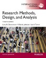 Cover: Research Methods, Design, and Analysis - Pearson