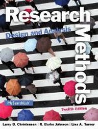 Enlarge image Cover: Research Methods, Design, and Analysis - Pearson