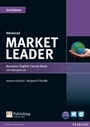 Cover: Market Leader 3rd Edition Advanced Coursebook with DVD-ROM and MyEnglishLab Access Code Pack - Pearson Longman