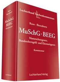 Abbildung von: MuSchG - BEEG - Luchterhand