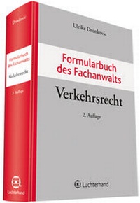 Bild vergrößern Bild: Formularbuch des Fachanwalts Verkehrsrecht - Luchterhand