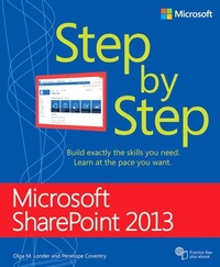 Enlarge image Cover: Microsoft SharePoint 2013 Step by Step - Microsoft Press