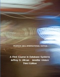 Cover: First Course in Database Systems, A - Pearson Education Limited