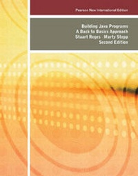 Enlarge image Cover: Building Java Programs: Pearson New International Edition - Pearson Education Limited
