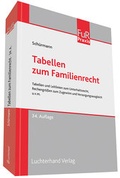 Cover: Tabellen zum Familienrecht - Luchterhand