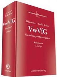 Abbildung von: Kommentar zum Verwaltungsverfahrensgesetz : VwVfG - Luchterhand