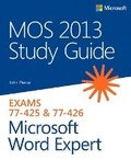 Cover: MOS 2013 Study Guide for Microsoft Word Expert - Microsoft Press