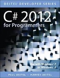 Enlarge image Cover: C# 2012 for Programmers - Prentice Hall