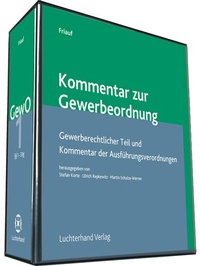 Abbildung von: Kommentar zur Gewerbeordnung: GewO - Luchterhand