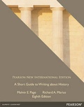 Cover: A Short Guide to Writing about History: Pearson New International Edition - Pearson Education Limited