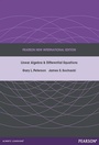 Cover: Linear Algebra and Differential Equations - Pearson Education Limited
