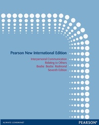 Enlarge image Cover: Interpersonal Communication: Relating to Others - Pearson Education Limited