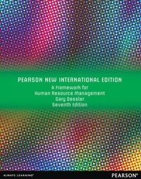 Enlarge image Cover: Framework for Human Resource Management, A - Pearson Education Limited
