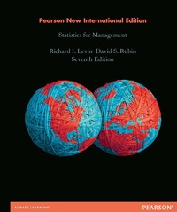 Enlarge image Cover: Statistics for Management - Pearson Education Limited