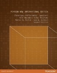 Enlarge image Cover: Elementary Differential Equations with Boundary Value Problems - Pearson Education Limited
