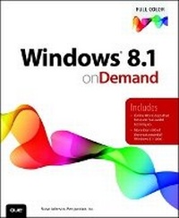 Enlarge image Cover: Windows 8.1 on Demand - Que Corporation,U.S.