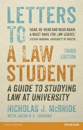 Cover: Letters to a Law Student 3rd edn - Pearson Education Limited