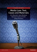 Cover: Media Law: Text, Cases and Materials - Pearson Education Limited