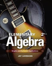 Abbildung von: Elementary Algebra - Pearson