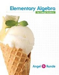 Abbildung von: Elementary Algebra For College Students - Pearson