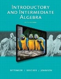 Enlarge image Cover: Introductory and Intermediate Algebra - Pearson