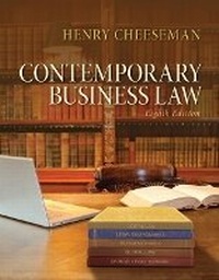 Enlarge image Cover: Contemporary Business Law - Pearson