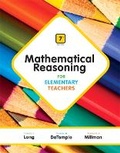 Cover: Mathematical Reasoning for Elementary Teachers - Pearson