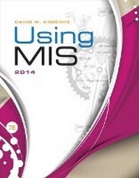 Enlarge image Cover: Using MIS - Pearson