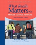 Cover: What Really Matters for Middle School Readers - Pearson