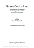 Cover: Finanz-Controlling - De Gruyter Oldenbourg