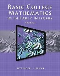 Enlarge image Cover: Basic College Mathematics with Early Integers - Pearson