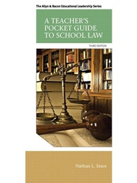 Abbildung von: Teacher's Pocket Guide to School Law, A - Pearson