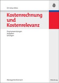 Cover: Kostenrechnung und Kostenrelevanz - De Gruyter Oldenbourg