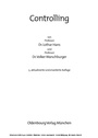 Cover: Controlling - De Gruyter Oldenbourg
