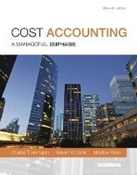 Enlarge image Cover: Cost Accounting - Pearson