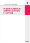 Cover: Investitionsrechnung und Unternehmensbewertung - De Gruyter Oldenbourg
