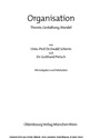 Cover: Organisation - De Gruyter Oldenbourg
