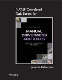 Abbildung von: NATEF Correlated Task Sheets for Manual Drivetrain and Axles - Pearson