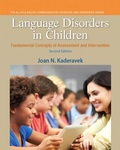 Cover: Language Disorders in Children: Fundamental Concepts of Assessment and Intervention - Pearson