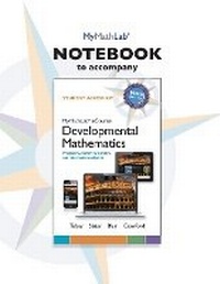 Enlarge image Cover: MyLab Math Notebook for Developmental Mathematics - Pearson