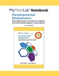 Cover: MyLab Math Notebook for Developmental Mathematics: Basic Mathematics, Introductory Algebra, and Intermediate Algebra - Pearson