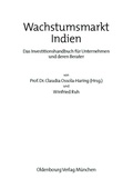 Cover: Wachstumsmarkt Indien - De Gruyter Oldenbourg