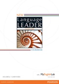 Cover: New Language Leader Elementary Coursebook with MyEnglishLab Pack - Pearson Longman