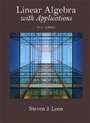 Cover: Linear Algebra with Applications - Pearson
