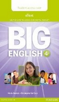 Enlarge image Cover: Big English 4 Pupil's eText Access Code (standalone) - Pearson Longman