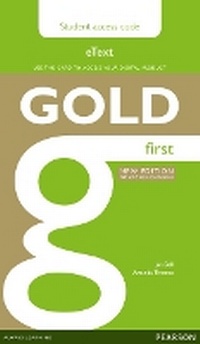 Enlarge image Cover: Gold First New Edition eText Student Access Card - Pearson Longman